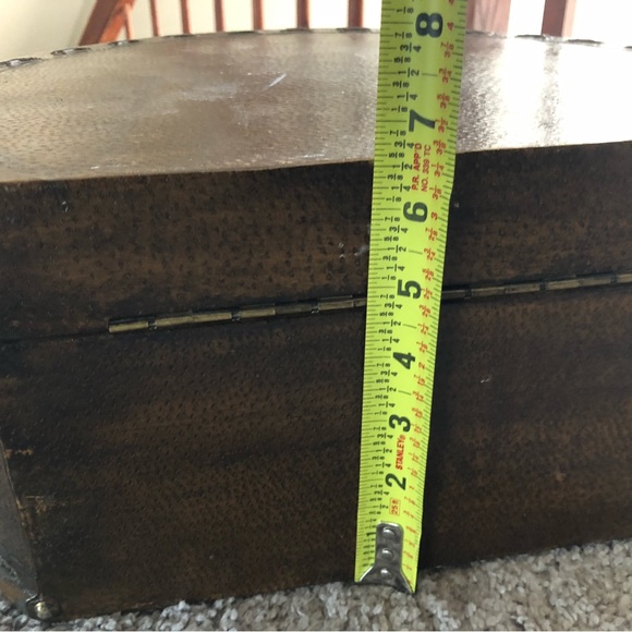 Vintage Hardshell Travel Traincase Hat Box - Picture 9 of 16